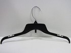 Lot Of 80 Black Plastic Clothes Hangers 15  Wide   free Shipping  