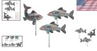 Durable Koi Fish Statues Set - Antique Copper Garden Sculptures For All Seasons