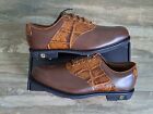 New Footjoy Fj Icon Mens Golf Shoes 52047 Brn tan Croc 10 5 Wide