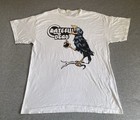 Vintage Grateful Dead Wake Of The Flood Crow T-shirt Mercantile Bird Raven Sz L