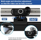 Webcam With Microphone And Speaker  1080p Web Camera For Desktop Computer Laptop
