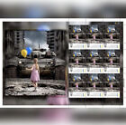 Rare Stamps Ukraine  girl And Tank  War In Ukraine 2022-2025