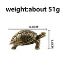 Brass Turtle Animal Statue Small Sculpture Tabletop Figurine Home Decor Gift Usa