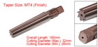 Mt4 Morse Taper Reamer H8 Alloy Tool Steel 8 Flute Straight Shank Finish Cutter