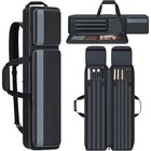 Pool Cue Case 4x5 Pool Cue Carrying Case Soft Padded Billiard Stick Bag New
