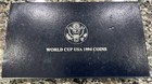 World Cup Usa Silver 1994-s Silver Dollar 2 Coin Proof Set Box  W Coa