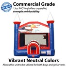 Commercial Inflatable Bounce House Patriotic Castle Jumper Bouncer With Blower