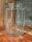 Vintage Antique 1930s 3 Pint Silex Fresherator Glass Jar
