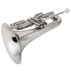 Jmb-170n Marching Baritone In Bb  Nickel Plated Brass Instrument For High School
