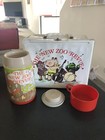 Rare    Vintage 1974 New Zoo Revue Vinyl Lunch Box With Thermos Review Lunchbox