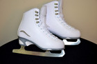 Jackson 450 White Figure Skates  Size 4  Mark 1 Blades Ultima