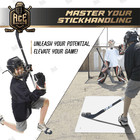 Shooting Pad For Puck Rebounder 30 X 60   Synthetic Ice Mat With Passer