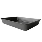 Mainstays Nonstick 17x13 Jumbo Roaster Roasting Pan Gray
