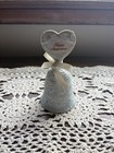 Vintage 1983 Enesco Happy Anniversary Porcelain Bell With Doves