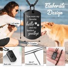 Cremation Jewelry For Ashes Urn Necklace For Ashes Memorial Dog Ashes Necklac   