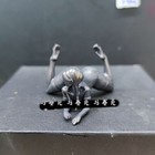 Chinese Old Bronze Copper Statue Hand Carved Beauty Girl Figurine 