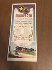 Vintage 1948 Minnesota Official Road Map     State Highway Department