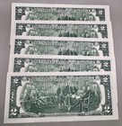2017a  2 Bills Lot Of 5 Consecutive L61634283b-287b San Francisco Crisp