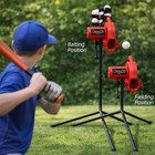 New Heater Sports Bh199 Pitching Machine Adjustable Height Grounders Pop Flies