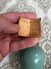 Scarce Size Color 4 Oz Aqua Roycroft Syrup Jug Pottery Syrup Jug Cork Label