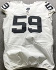 Luke Masterson Game Worn  12 24 2022  Las Vegas Raiders Nfl Jersey - Memorabilia