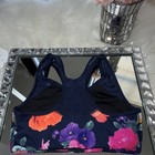 Pink Victoria s Secret Ultimate Floral Zip Front Sports Bra Navy Multi S