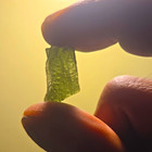 Lot Of Rough Natural Green Moldavite 20 Grams 