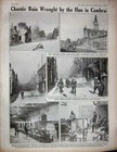 Old Vintage Print Ww1 1918 Cambrai Palace British Sier Belgian Pioneer