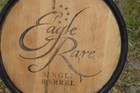 Eagle Rare Bourbon Whiskey Barrel Lid head With Outside Metal Ring And Staves