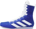 Adidas Box Hog 4 Boxing Shoes  Lucid Blue white preloved Blue  Size 10 New