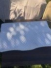 White Quilted Memory Foam Standard Bed Pillow  Ergonomic Rectangular