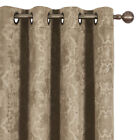 Bella Pair 100  Blackout Grommet Window Curtain Panels Heat And Full Light Block