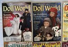 Vintage Doll World Magazine Lot 1998 - 2002 Doll Magazines Lot Of 8