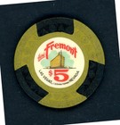 Classic  5 00 Hotel Fremont Las Vegas  Nevada Casino Chip
