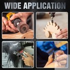 20 Pcs Flap Wheel Sander Set 80 Grit Sanding Wheel For Drill 1 4  Shank For Meta