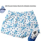 Blue   s Clues Toddler Boys Shorts Blue Dog Cotton Pull-on Paw Print 2t   5t Kids