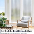 Haton Reeded Glass Window Privacy Film  Frosted Glass Window Film  Static Cling