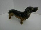 Vintage Ceramic Dachshund Dog Figurine Back Tan Short Hair 7 