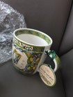 Irish Weave By Clara Celtic Cross Bone China Coffee Mug Tea Cup Curved Lip Set