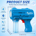 2 Pack Led Bubble Gun For Kids  Automatic Bubble Blower With 2 Refill