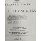 Vtg 1986 Noaa Nautical Chart 13003 Cape Sable Hatteras Atlantic Map Wall Decor