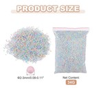 Foam Beads  2-3mm Mini Polystyrene Foam Balls Multicolor  34g