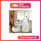 Ntaohamper Rectangular Storage Basket  Books Box  Gift Basket  Room Decor animal