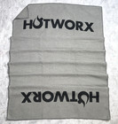 Hotworx Non-slip Yoga Towel 78  X 29  Gray Gripper Bottom Hot Yoga Gym Mat