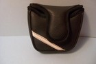 Mallet Style Golf Putter     Black With White Stripes   Gt2  New Other