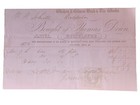 1854 Olishaw   Coltness Brick   Tile Works Billhead Invoice  Thomas Dean  Stamp