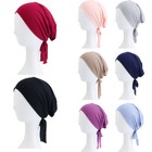 Women Muslim Hijab Turban Bone Bonnet Underscarf Inner Cap Ninja Hat Head Scarf