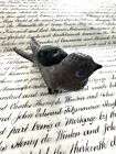 Antique Victorian Silver Plated Metal Figural Bird Sewing Pin Cushion