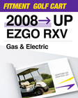 Ezgo Rxv Front And Rear Bushing Kit With Screw Nuts  Golf Cart Front A Arm   Rea