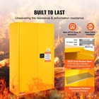 Uimoso Flammable Safety Cabinet Liquid Storage 45 Gal 42 9x18 1x65 2 In Cabinet